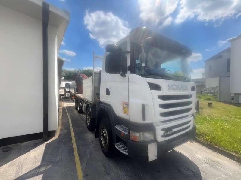 Scania G480 8X4 GRUE FASSI - Platforminis/ Bortinis sunkvežimis: foto 2 Scania G480 8X4 GRUE FASSI - Platforminis/ Bortinis sunkvežimis: foto 2