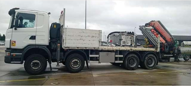 Scania G480 8X4 GRUE FASSI - Platforminis/ Bortinis sunkvežimis: foto 3 Scania G480 8X4 GRUE FASSI - Platforminis/ Bortinis sunkvežimis: foto 3