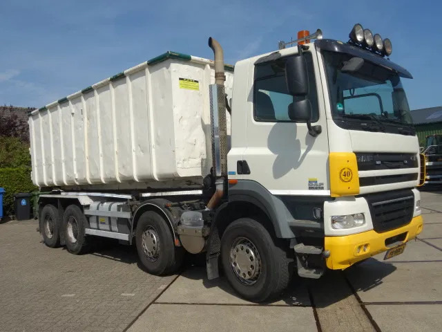 DAF CF 410 8X4 NCH CONTAINER SYSTEEM 32 TON 90 graden silo containers,25 CUB CONTAINER - Sunkvežimis - kabelių sistema: foto 2 DAF CF 410 8X4 NCH CONTAINER SYSTEEM 32 TON 90 graden silo containers,25 CUB CONTAINER - Sunkvežimis - kabelių sistema: foto 2