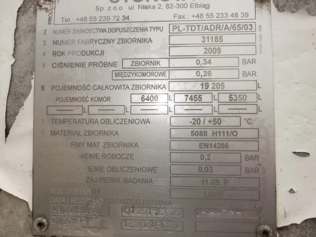 Scania R380 6X2 19200 LITER TANK,MANUAL GEARBOX - Autocisterna: foto 5 Scania R380 6X2 19200 LITER TANK,MANUAL GEARBOX - Autocisterna: foto 5