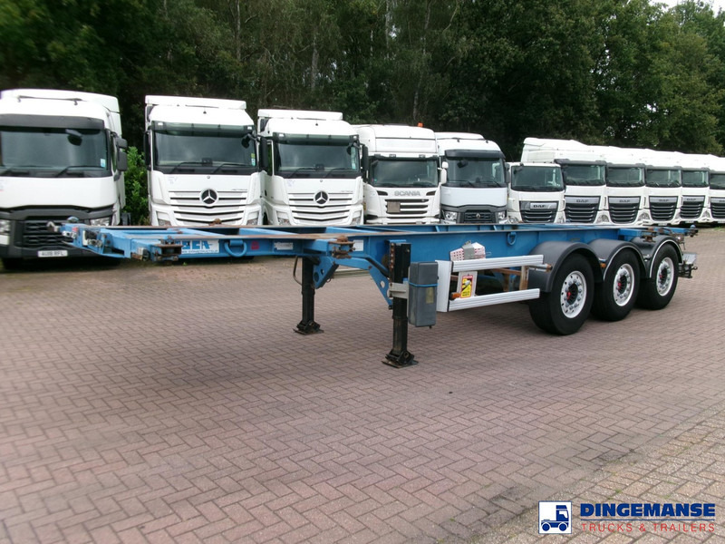 ASCA 3-axle container trailer 20-30 ft + ADR - Konteineris-vežimus/ Sukeisti kūną puspriekabė: foto 1 ASCA 3-axle container trailer 20-30 ft + ADR - Konteineris-vežimus/ Sukeisti kūną puspriekabė: foto 1