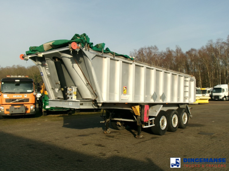 Benalu Tipper trailer alu 22 m3 + tarpaulin - Savivartis puspriekabė: foto 1 Benalu Tipper trailer alu 22 m3 + tarpaulin - Savivartis puspriekabė: foto 1