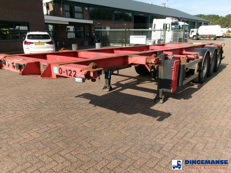 Burg 3-axle container chassis 20,30 ft + ADR - Konteineris-vežimus/ Sukeisti kūną puspriekabė: foto 1 Burg 3-axle container chassis 20,30 ft + ADR - Konteineris-vežimus/ Sukeisti kūną puspriekabė: foto 1