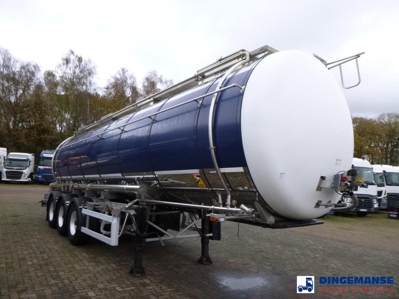 Burg Chemical tank inox L4BH 30 m3 / 1 comp - Puspriekabė cisterna: foto 2 Burg Chemical tank inox L4BH 30 m3 / 1 comp - Puspriekabė cisterna: foto 2