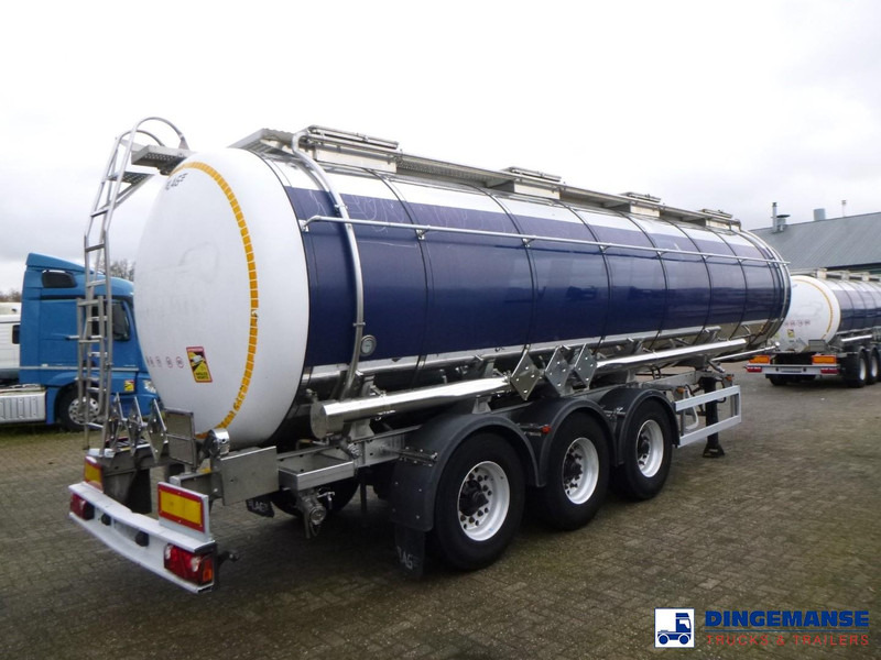 Burg Chemical tank inox L4BH 30 m3 / 1 comp - Puspriekabė cisterna: foto 4 Burg Chemical tank inox L4BH 30 m3 / 1 comp - Puspriekabė cisterna: foto 4