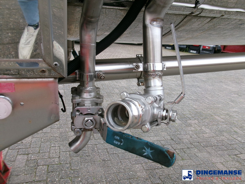 Puspriekabė cisterna Clayton Chemical tank inox 18 m3 / 1 comp: foto 9