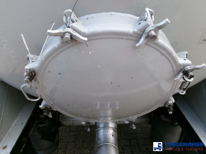 Puspriekabė cisterna Clayton Chemical tank inox 30 m3 / 1 comp: foto 7