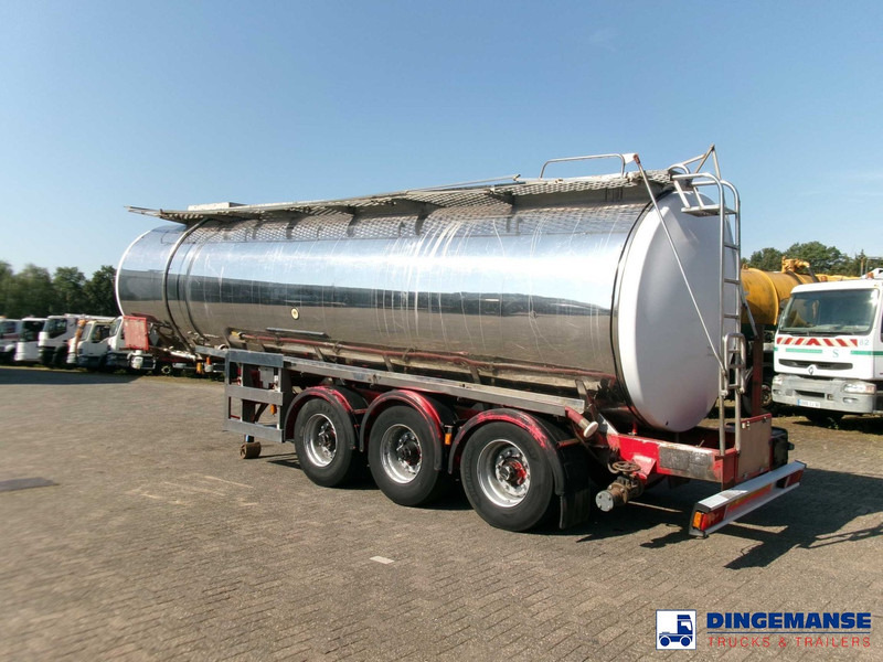 Crane Fruehauf Chemical ACID tank inox 30 m3 / 1 comp - Puspriekabė cisterna: foto 3 Crane Fruehauf Chemical ACID tank inox 30 m3 / 1 comp - Puspriekabė cisterna: foto 3