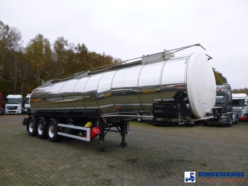 Crane Fruehauf Chemical tank inox 32.8 m3 / 1 comp - Puspriekabė cisterna: foto 2 Crane Fruehauf Chemical tank inox 32.8 m3 / 1 comp - Puspriekabė cisterna: foto 2