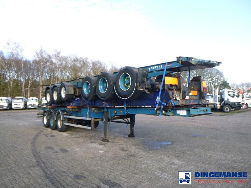 Crane Fruehauf Stack - 3 x container trailer 20-20-30-40 ft - Konteineris-vežimus/ Sukeisti kūną puspriekabė: foto 2 Crane Fruehauf Stack - 3 x container trailer 20-20-30-40 ft - Konteineris-vežimus/ Sukeisti kūną puspriekabė: foto 2