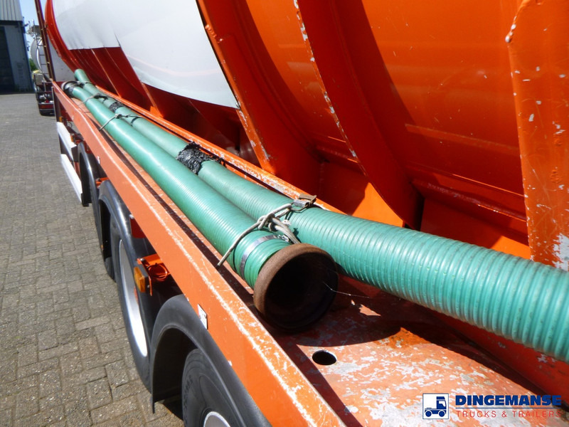 Puspriekabė cisterna Crossland Vacuum tank alu 33 m3 / 1 comp: foto 11