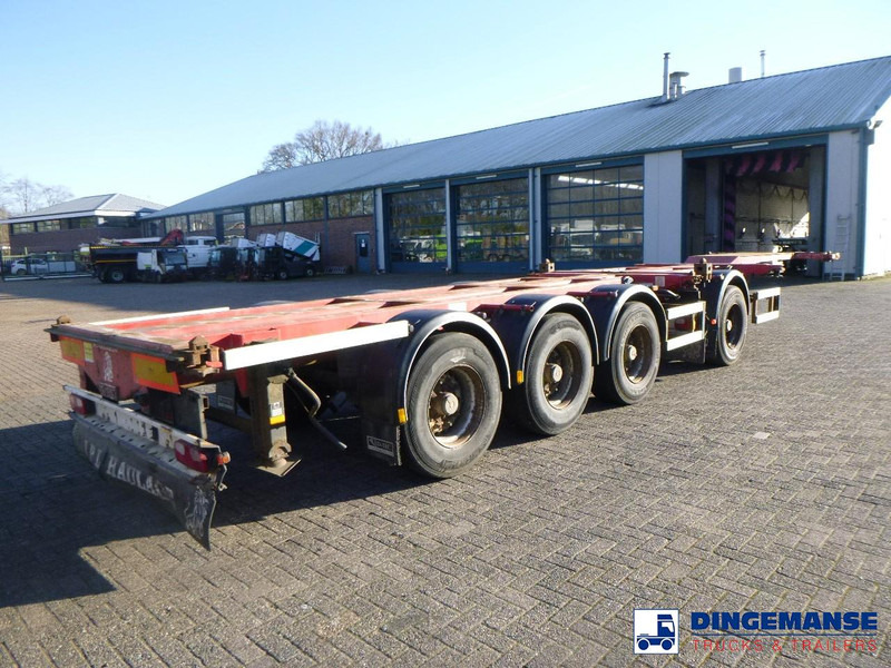 D-Tec 4-axle container combi trailer (3 + 1 axles) 20-30-40-45 ft - Konteineris-vežimus/ Sukeisti kūną puspriekabė: foto 4 D-Tec 4-axle container combi trailer (3 + 1 axles) 20-30-40-45 ft - Konteineris-vežimus/ Sukeisti kūną puspriekabė: foto 4