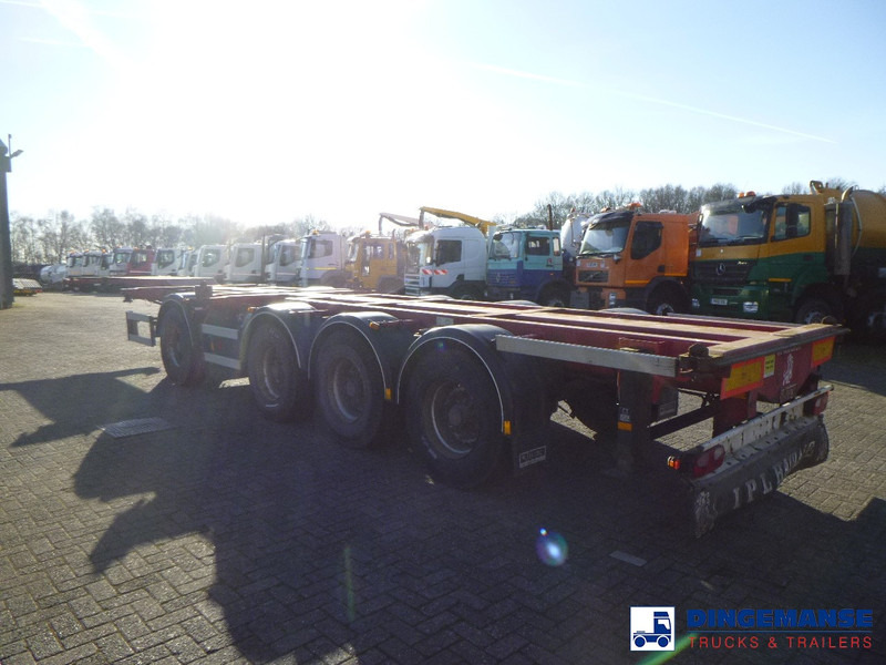 D-Tec 4-axle container combi trailer (3 + 1 axles) 20-30-40-45 ft - Konteineris-vežimus/ Sukeisti kūną puspriekabė: foto 3 D-Tec 4-axle container combi trailer (3 + 1 axles) 20-30-40-45 ft - Konteineris-vežimus/ Sukeisti kūną puspriekabė: foto 3