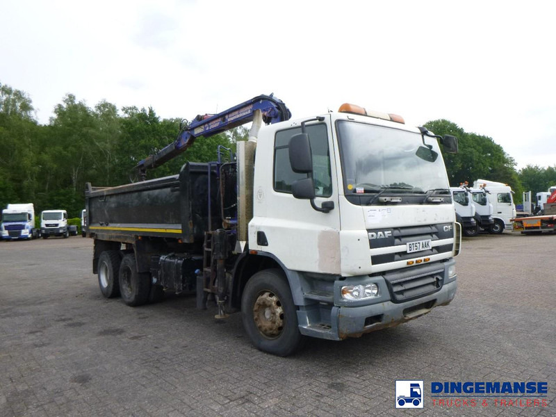 Sunkvežimis su kranu DAF CF 75.310 6x4 RHD tipper + HMF 1144 K-1 + grapple: foto 18 Sunkvežimis su kranu DAF CF 75.310 6x4 RHD tipper + HMF 1144 K-1 + grapple: foto 18