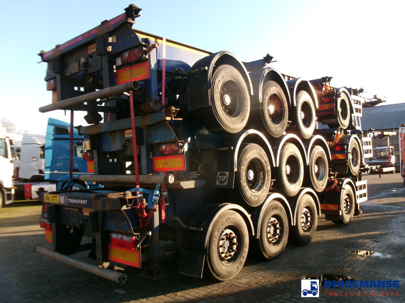 Dennison Stack - 3 x splitter container chassis 20-30-40-45 ft - Konteineris-vežimus/ Sukeisti kūną puspriekabė: foto 4 Dennison Stack - 3 x splitter container chassis 20-30-40-45 ft - Konteineris-vežimus/ Sukeisti kūną puspriekabė: foto 4
