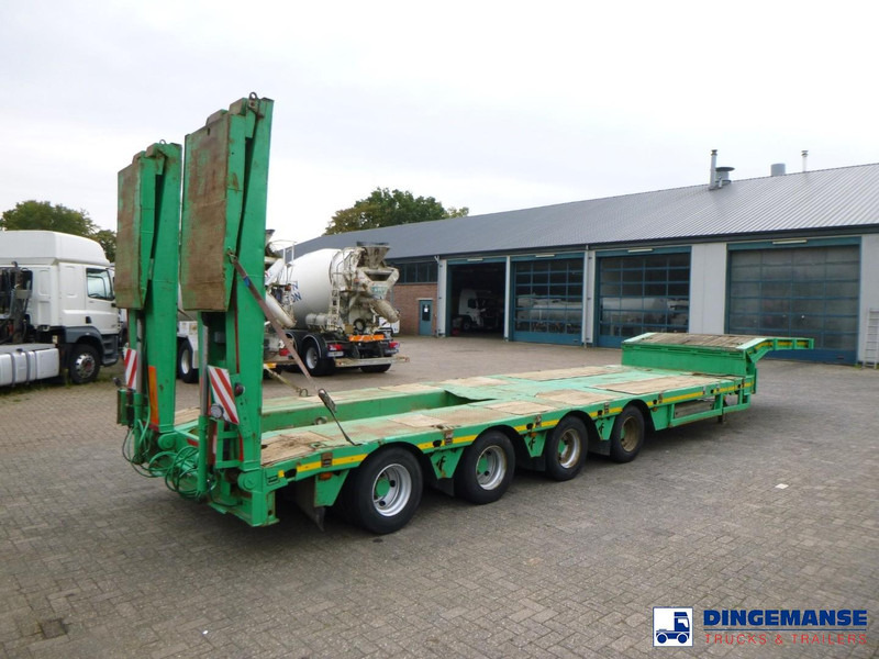 Faymonville 4-axle semi-lowbed trailer 65 t + ramps ext. - Žemo profilio platforma puspriekabė: foto 4 Faymonville 4-axle semi-lowbed trailer 65 t + ramps ext. - Žemo profilio platforma puspriekabė: foto 4