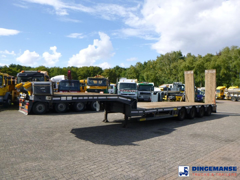Faymonville 4-axle semi lowbed trailer 73 t ext. - Žemo profilio platforma puspriekabė: foto 1 Faymonville 4-axle semi lowbed trailer 73 t ext. - Žemo profilio platforma puspriekabė: foto 1