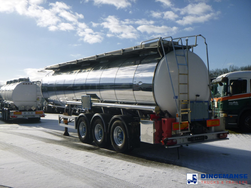 Feldbinder Chemical tank inox L4BH 30 m3 / 1 comp + pump - Puspriekabė cisterna: foto 3 Feldbinder Chemical tank inox L4BH 30 m3 / 1 comp + pump - Puspriekabė cisterna: foto 3