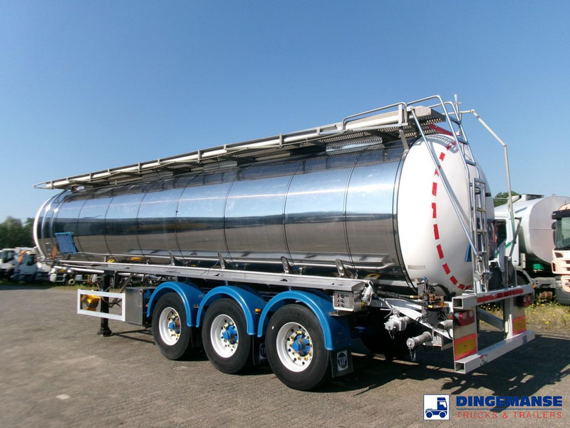 Feldbinder Chemical tank (non-ADR) inox 30 m3 / 1 comp + pump - Puspriekabė cisterna: foto 4 Feldbinder Chemical tank (non-ADR) inox 30 m3 / 1 comp + pump - Puspriekabė cisterna: foto 4