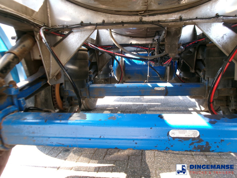 Puspriekabė cisterna Feldbinder Chemical tank (non-ADR) inox 30 m3 / 1 comp + pump: foto 20