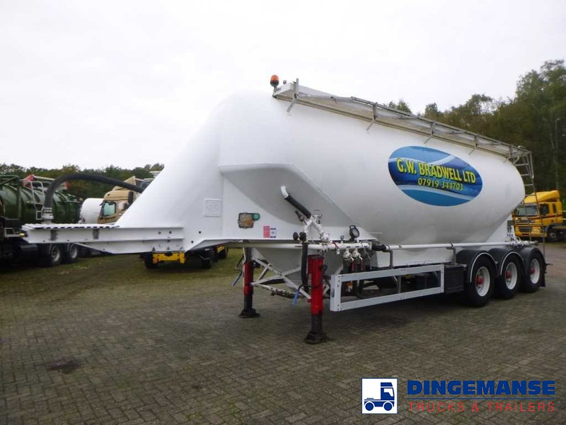 Feldbinder Powder tank alu 40 m3 / 1 comp - Puspriekabė cisterna: foto 1 Feldbinder Powder tank alu 40 m3 / 1 comp - Puspriekabė cisterna: foto 1