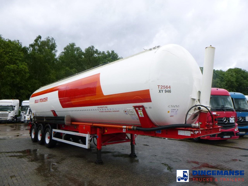 Feldbinder Powder tank alu 60 m3 (tipping) - Puspriekabė cisterna: foto 2 Feldbinder Powder tank alu 60 m3 (tipping) - Puspriekabė cisterna: foto 2