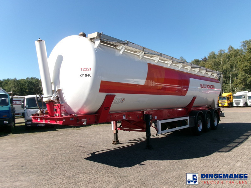 Feldbinder Powder tank alu (tipping) 60 m3 - Puspriekabė cisterna: foto 1 Feldbinder Powder tank alu (tipping) 60 m3 - Puspriekabė cisterna: foto 1