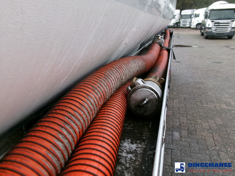 Puspriekabė cisterna Heil / Thompson Fuel tank alu 45 m3 / 6 comp + pump  / ADR 13/12/2023: foto 16