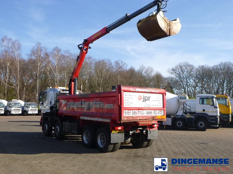 Hino FY1EUKA 8x4 tipper RHD + Palfinger E120L + grapple - Sunkvežimis su kranu: foto 4 Hino FY1EUKA 8x4 tipper RHD + Palfinger E120L + grapple - Sunkvežimis su kranu: foto 4