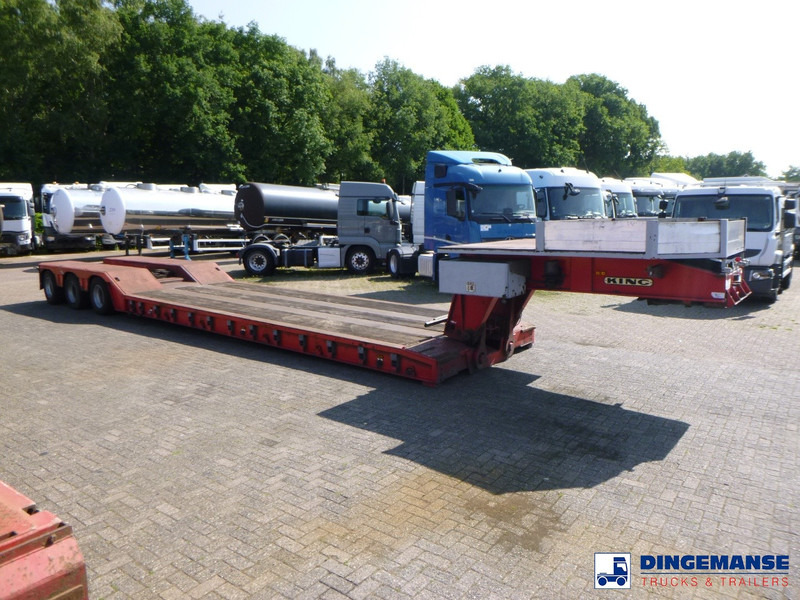 KING 3-axle lowbed trailer 70t - Žemo profilio platforma puspriekabė: foto 2 KING 3-axle lowbed trailer 70t - Žemo profilio platforma puspriekabė: foto 2