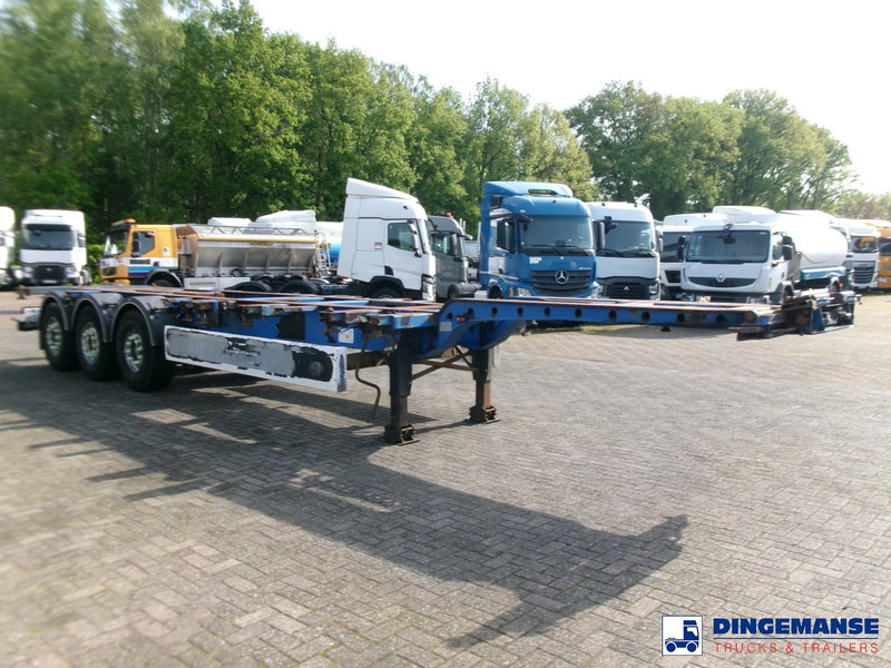Krone 3-axle container trailer 20-30-40-45 ft SDC27 - Konteineris-vežimus/ Sukeisti kūną puspriekabė: foto 2 Krone 3-axle container trailer 20-30-40-45 ft SDC27 - Konteineris-vežimus/ Sukeisti kūną puspriekabė: foto 2