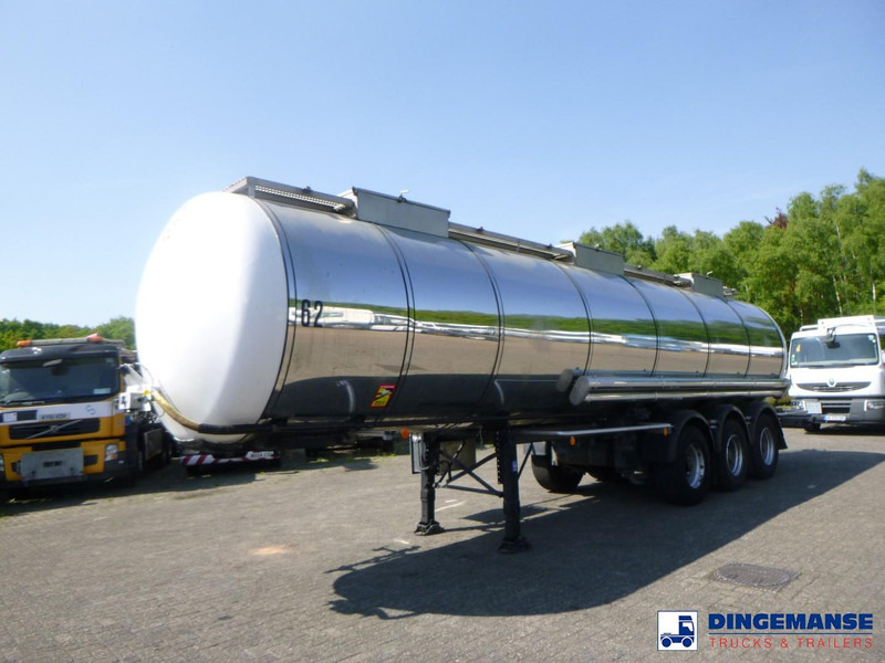 LAG Chemical tank inox 30 m3 / 1 comp - Puspriekabė cisterna: foto 1 LAG Chemical tank inox 30 m3 / 1 comp - Puspriekabė cisterna: foto 1