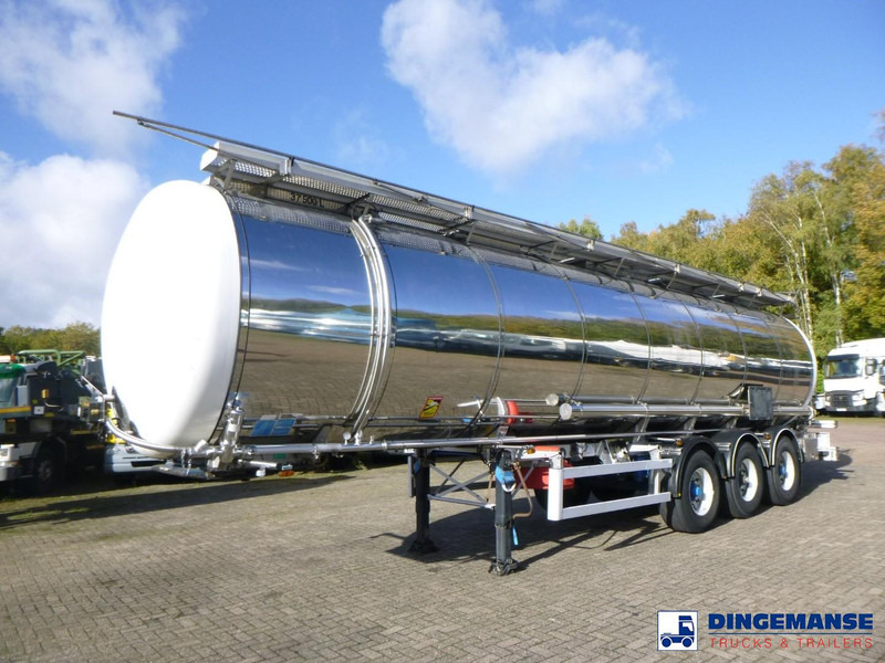 LAG Chemical tank inox 37.5 m3 / 1 comp - Puspriekabė cisterna: foto 1 LAG Chemical tank inox 37.5 m3 / 1 comp - Puspriekabė cisterna: foto 1