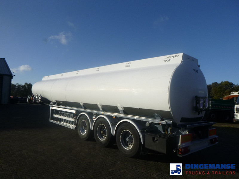 LAG Fuel tank alu 44.4 m3 / 6 comp + pump - Puspriekabė cisterna: foto 3 LAG Fuel tank alu 44.4 m3 / 6 comp + pump - Puspriekabė cisterna: foto 3