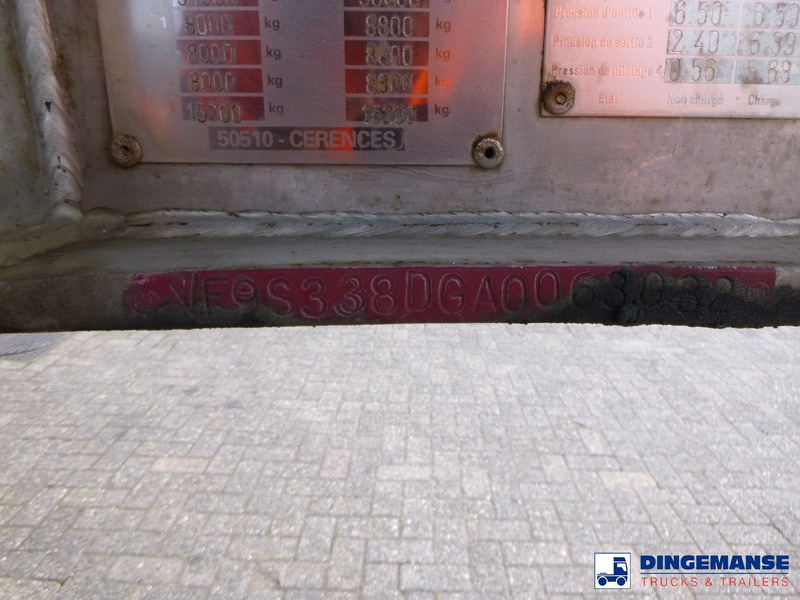 Puspriekabė cisterna MAISONNEUVE Bitumen tank inox 35 m3 / 1 comp: foto 18