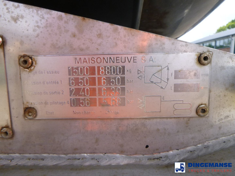 Puspriekabė cisterna MAISONNEUVE Bitumen tank inox 35 m3 / 1 comp: foto 19