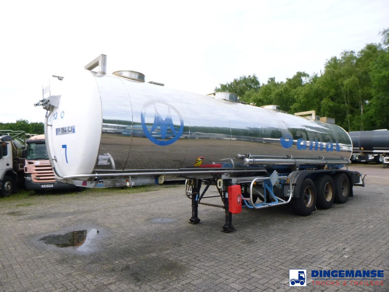 MAISONNEUVE Chemical tank inox 26 m3 / 1 comp - Puspriekabė cisterna: foto 1 MAISONNEUVE Chemical tank inox 26 m3 / 1 comp - Puspriekabė cisterna: foto 1