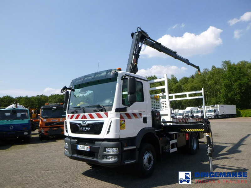 MAN TGM 15.290 4x2 + HIAB 092 B3 HIDUO - Sunkvežimis su kranu: foto 1 MAN TGM 15.290 4x2 + HIAB 092 B3 HIDUO - Sunkvežimis su kranu: foto 1