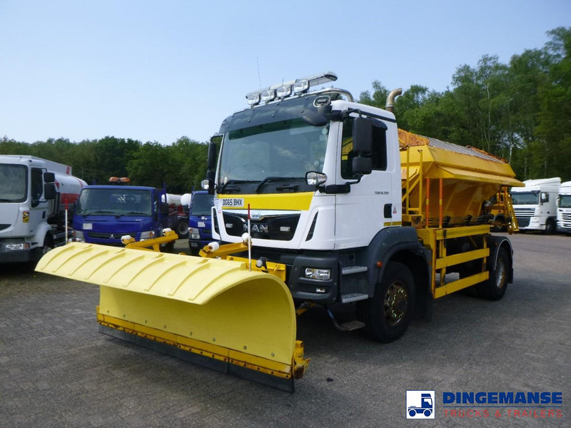 MAN TGM 18.290 4X4 RHD gritter / snow plough - Sniego valymo mašina: foto 1 MAN TGM 18.290 4X4 RHD gritter / snow plough - Sniego valymo mašina: foto 1