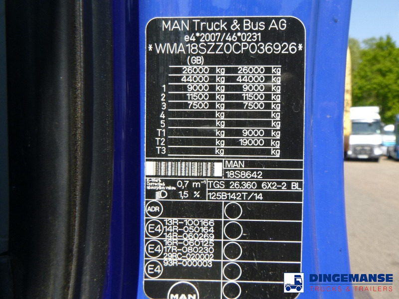 MAN TGS 26.360 6X2 RHD + HMF 1420-K2 + grapple lizingą MAN TGS 26.360 6X2 RHD + HMF 1420-K2 + grapple: foto 18