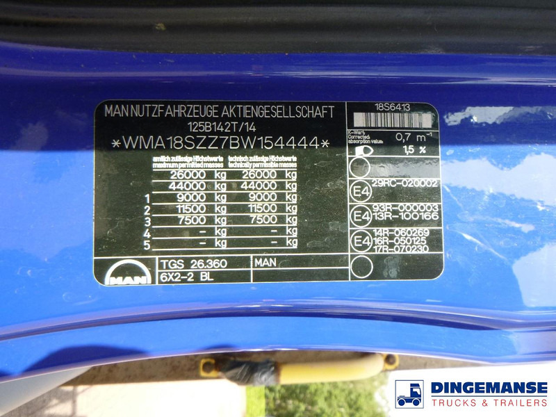 Sunkvežimis su kranu MAN TGS 26.360 6x2 RHD + HMF 1420 K2: foto 14 Sunkvežimis su kranu MAN TGS 26.360 6x2 RHD + HMF 1420 K2: foto 14