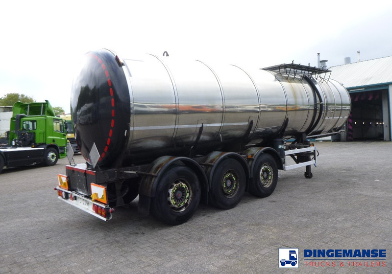METALOVOUGA Bitumen tank inox 32 m3 / 1 comp + pump - Puspriekabė cisterna: foto 4 METALOVOUGA Bitumen tank inox 32 m3 / 1 comp + pump - Puspriekabė cisterna: foto 4