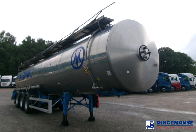 Magyar Chemical tank inox 32.5m3 / 1 comp - Puspriekabė cisterna: foto 2 Magyar Chemical tank inox 32.5m3 / 1 comp - Puspriekabė cisterna: foto 2