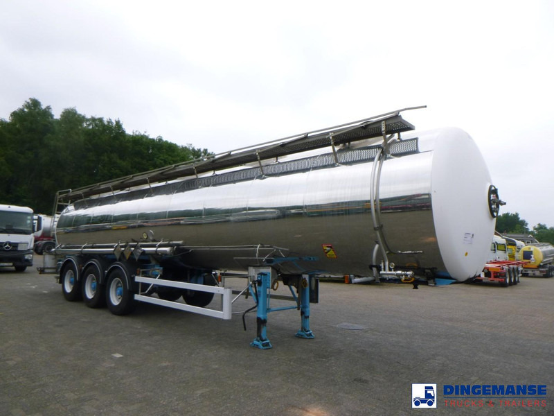 Magyar Chemical tank inox 33 m3 / 1 comp - Puspriekabė cisterna: foto 2 Magyar Chemical tank inox 33 m3 / 1 comp - Puspriekabė cisterna: foto 2