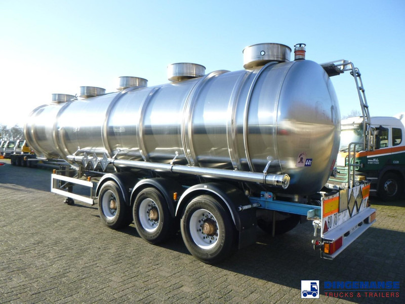 Magyar Chemical tank inox 34.5 m3 / 1 comp - Puspriekabė cisterna: foto 3 Magyar Chemical tank inox 34.5 m3 / 1 comp - Puspriekabė cisterna: foto 3