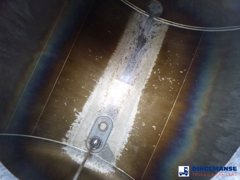 Cisterninė priekaba Magyar Chemical tank inox 34 m3 / 1 comp: foto 17