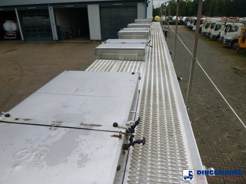 Cisterninė priekaba Magyar Chemical tank inox 34 m3 / 1 comp: foto 15