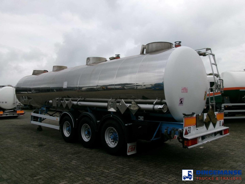 Magyar Chemical tank inox L4BH 33.5 m3 / 3 comp - Puspriekabė cisterna: foto 4 Magyar Chemical tank inox L4BH 33.5 m3 / 3 comp - Puspriekabė cisterna: foto 4