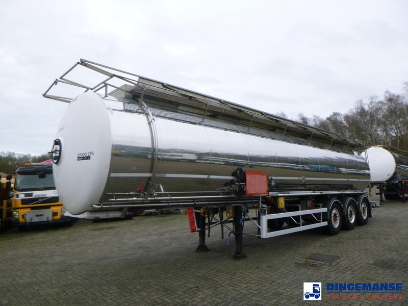 Magyar Chemical tank inox L4BH 37.4 m3 / 1 comp - Puspriekabė cisterna: foto 1 Magyar Chemical tank inox L4BH 37.4 m3 / 1 comp - Puspriekabė cisterna: foto 1