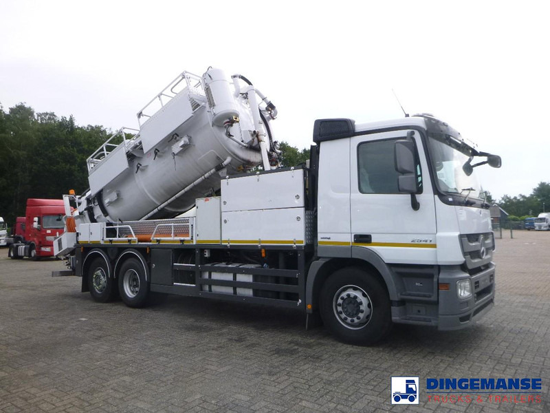 Mercedes-Benz Actros 2541 6x2 RHD E5 Huwer vacuum tank / hydrocureur 12 m3 - Asenizatorius: foto 2 Mercedes-Benz Actros 2541 6x2 RHD E5 Huwer vacuum tank / hydrocureur 12 m3 - Asenizatorius: foto 2